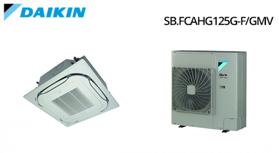 Climatizzatore Daikin Monosplit  a cassetta soffitto Round Flow Supercassette FCAHG125G-RZAG125MV1  Vendita Impianti Climatizzazione Commerciale