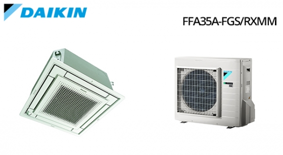 Climatizzatore Daikin Monosplit a cassetta soffito  Fully Flat FFA35A-FGS / RXM35M9 Vendita Impianti Climatizzazione Commerciale