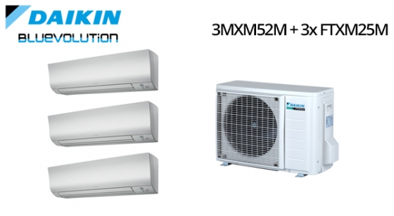 Climatizzatore Daikin Inverter TRIAL 3MXM52M + 3x FTXM25M Vendita Impianti Climatizzazione Residenziale